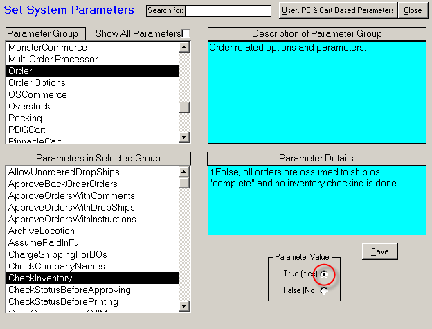 Selecting Customer Exceptions to Track